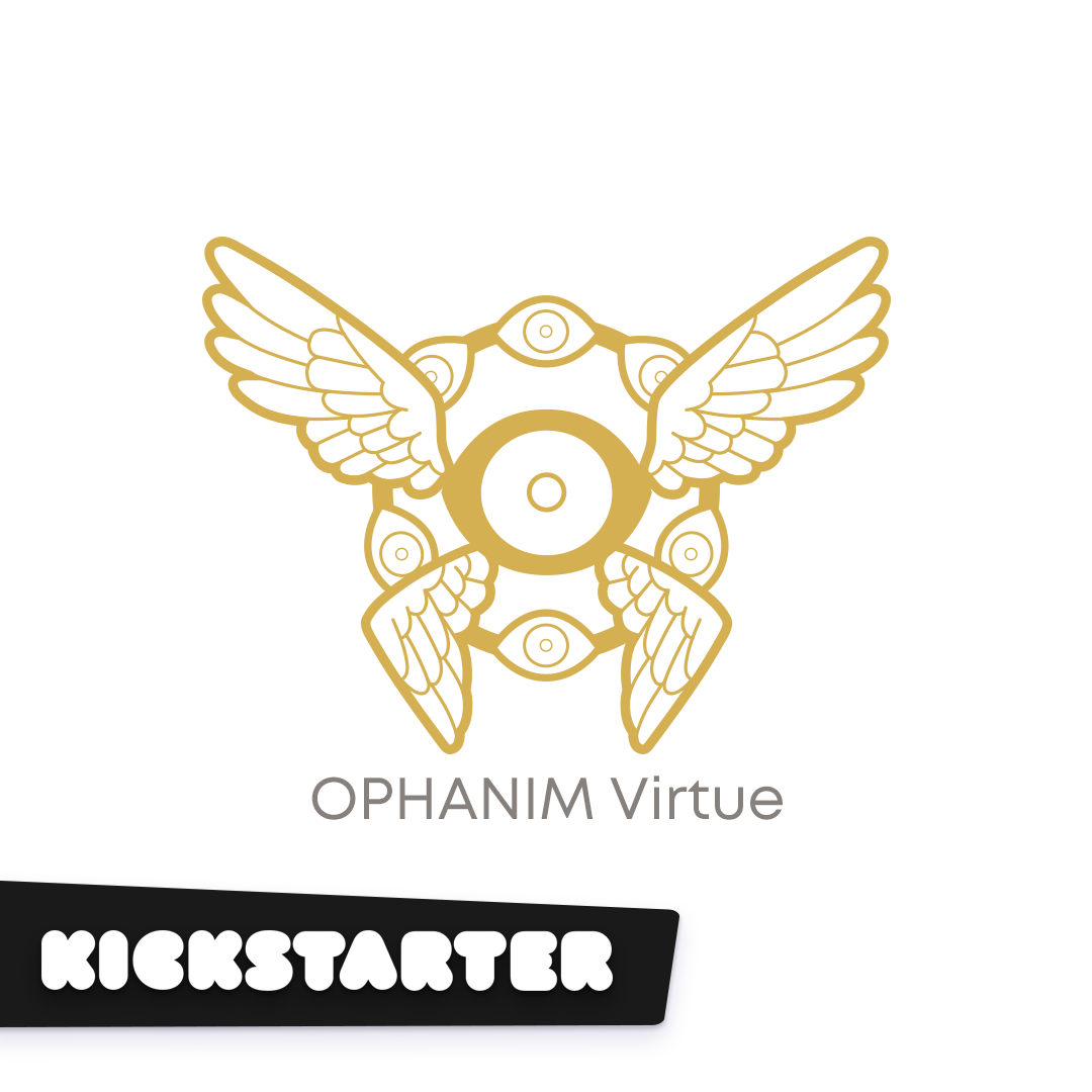 Ophanim V - Enamel Pin - Gold