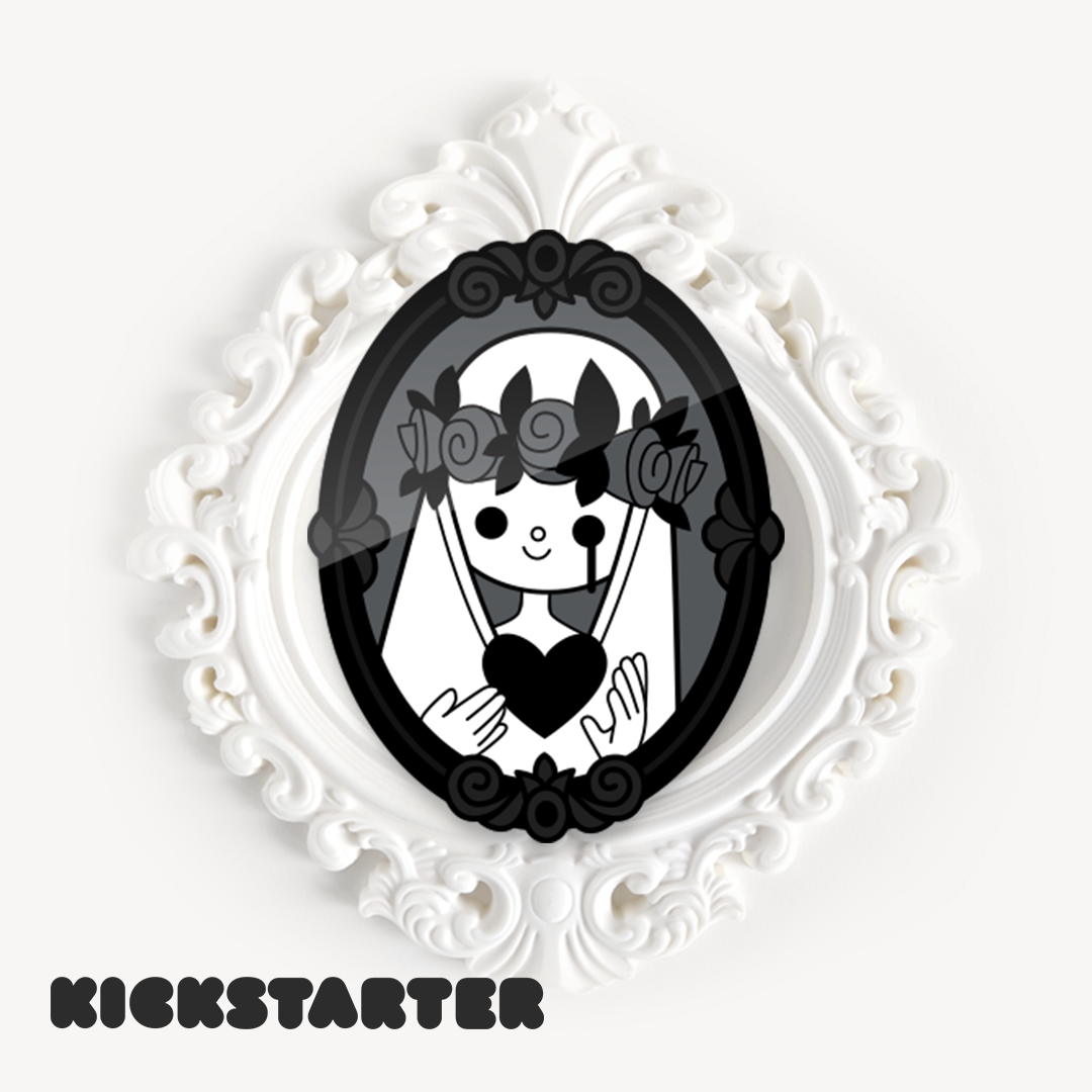 [KICKSTARTER] My Lady - 6" Resin Designer Toy/Pins/Stickers Prints