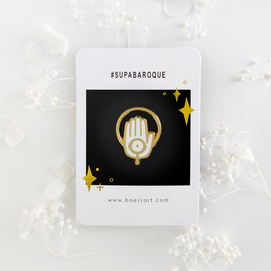 Hand of Awareness - Enamel Pin - Gold Plated