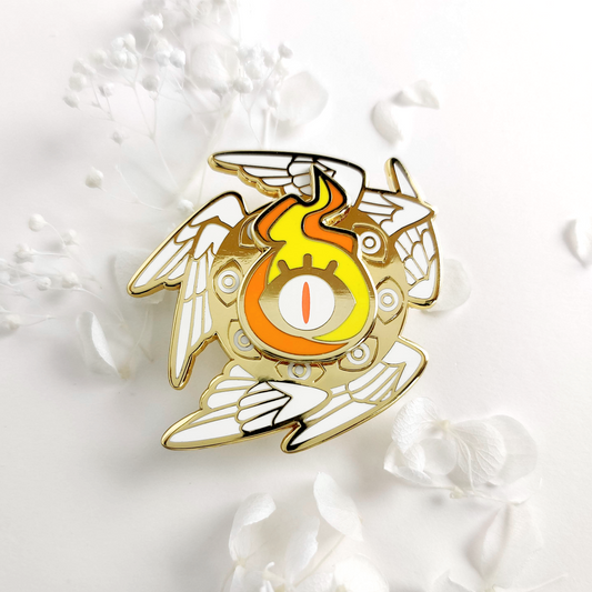 Immolated - Enamel Pin - Gold