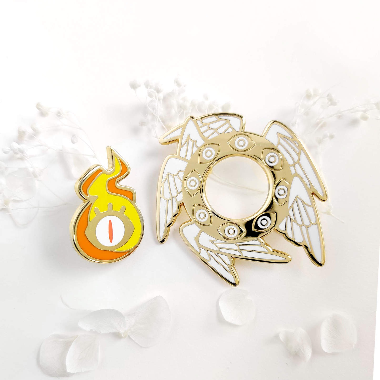 Immolated - Enamel Pin - Gold