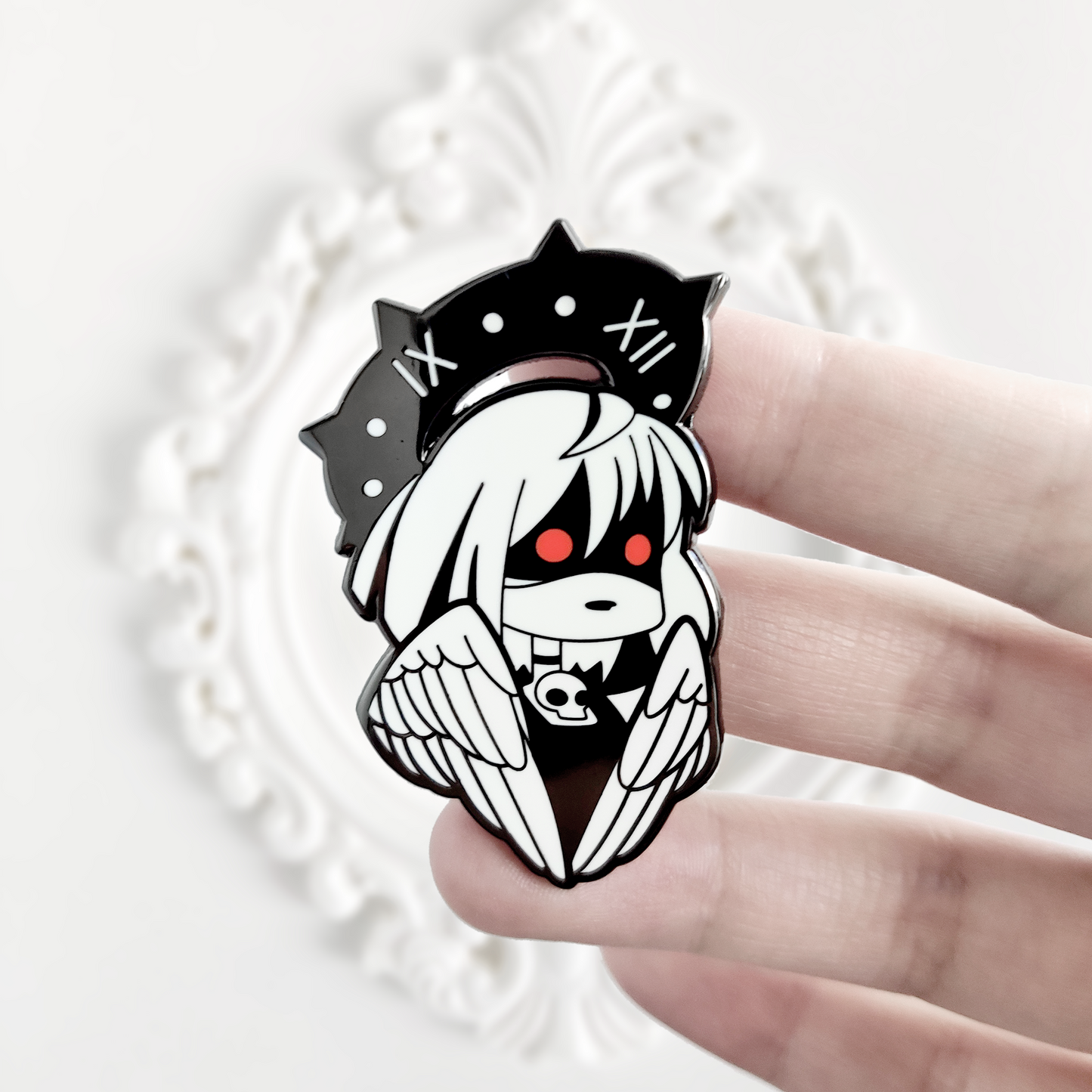 Mori - Enamel Pin - Black