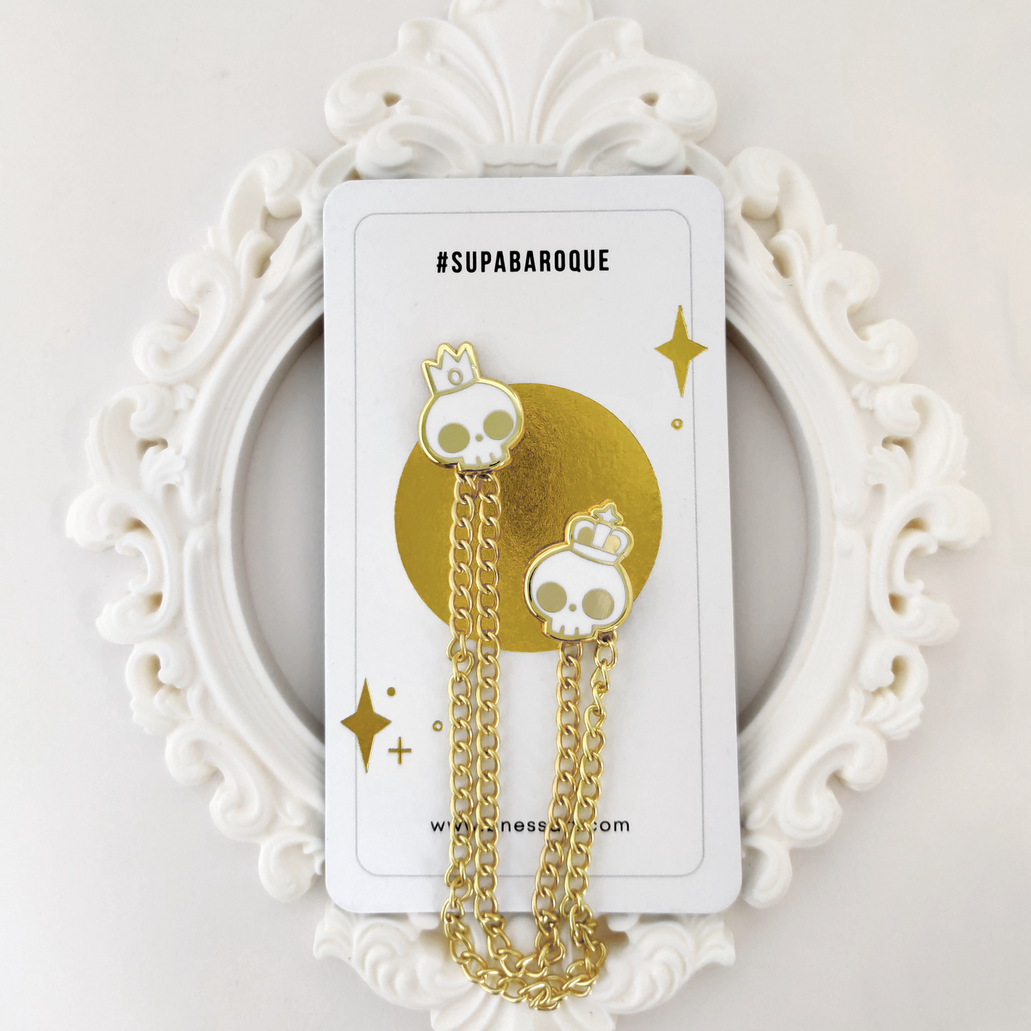 Skull of Kings - Enamel Pin - Gold
