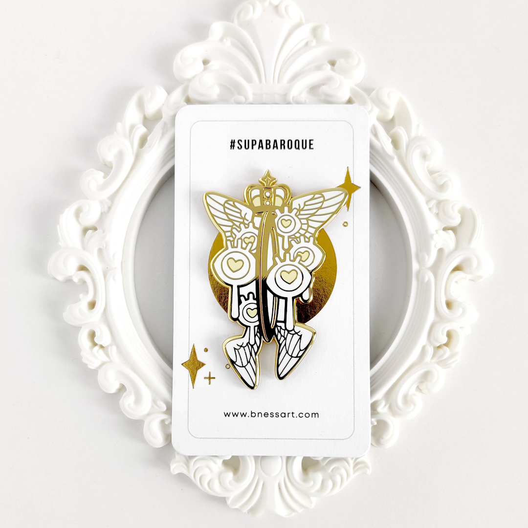 Chamuel - Enamel Pin - Gold