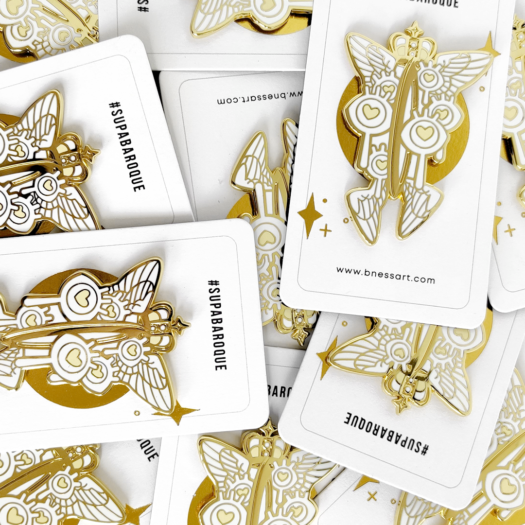 Chamuel - Enamel Pin - Gold