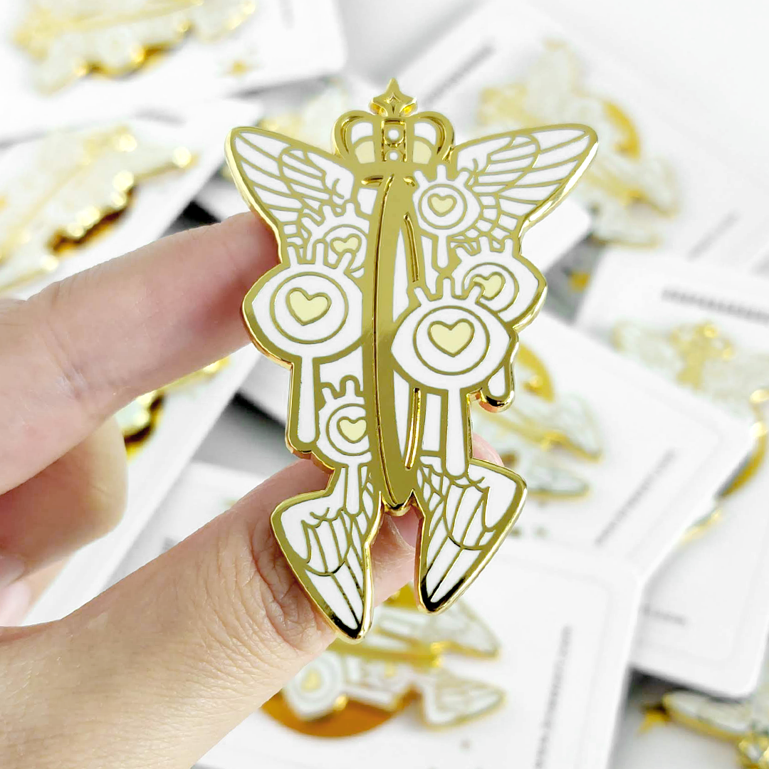Chamuel - Enamel Pin - Gold