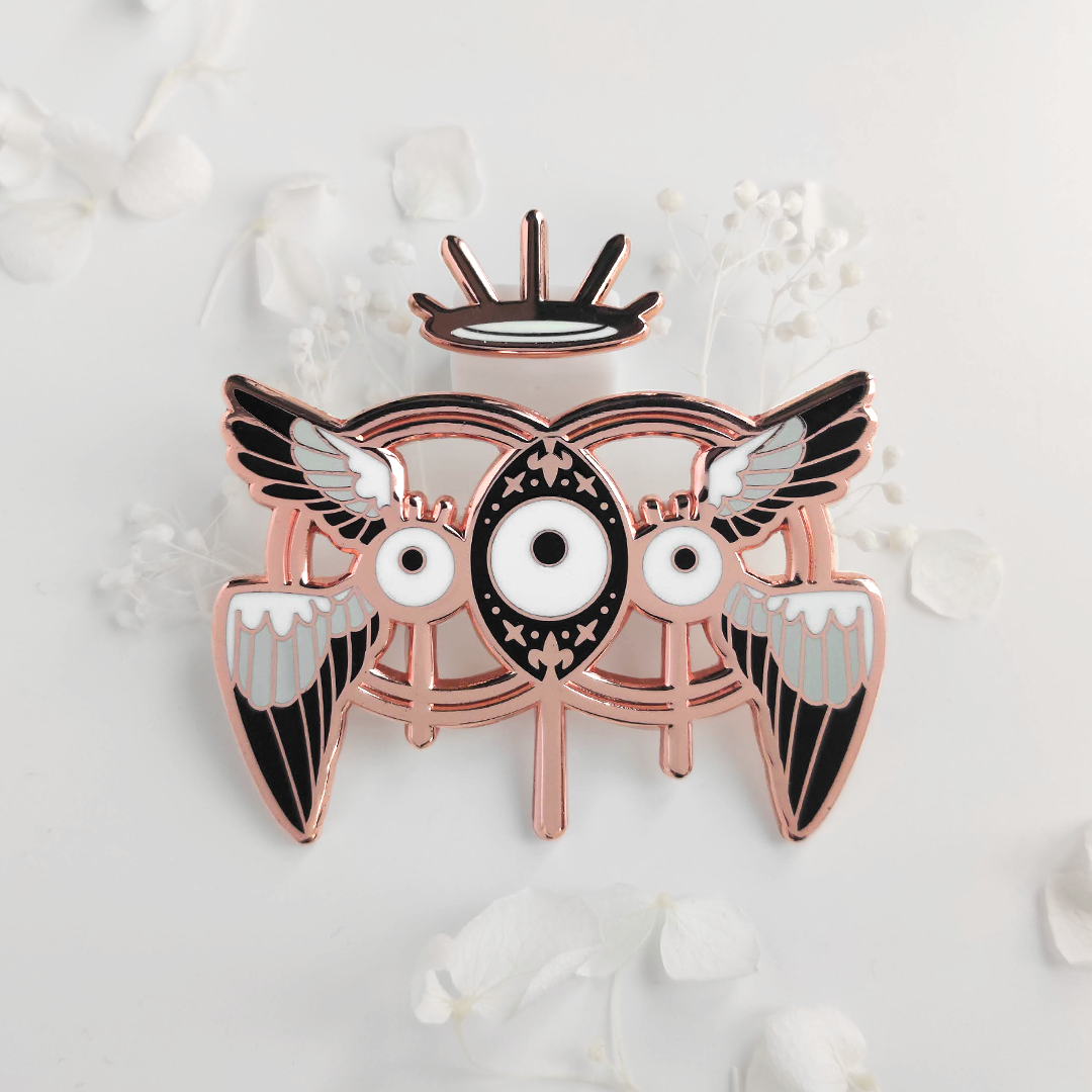 Jophiel - Enamel Pin - Rose Black