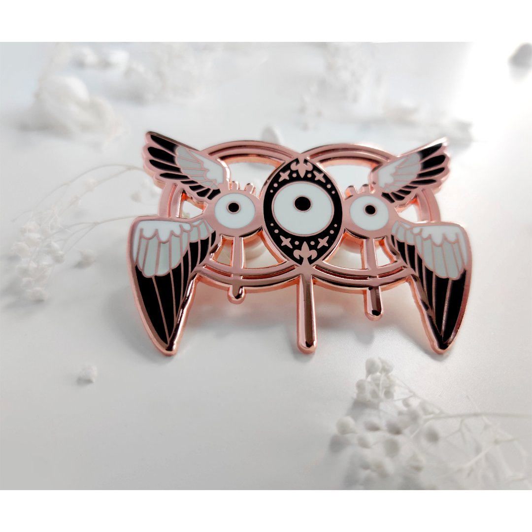 Jophiel - Enamel Pin - Rose Black