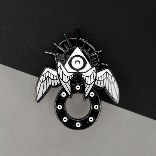 Ophanim - Enamel Pin - Black