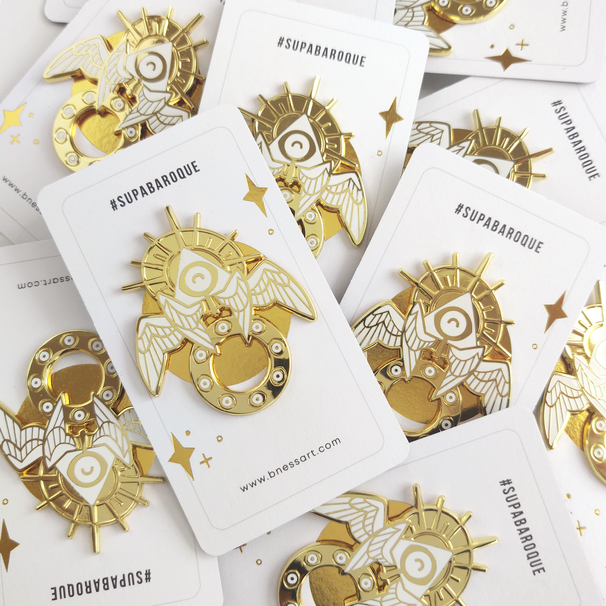 Ophanim Angel Enamel Pin