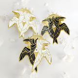 Seraphim - Enamel Pin - Gold Black