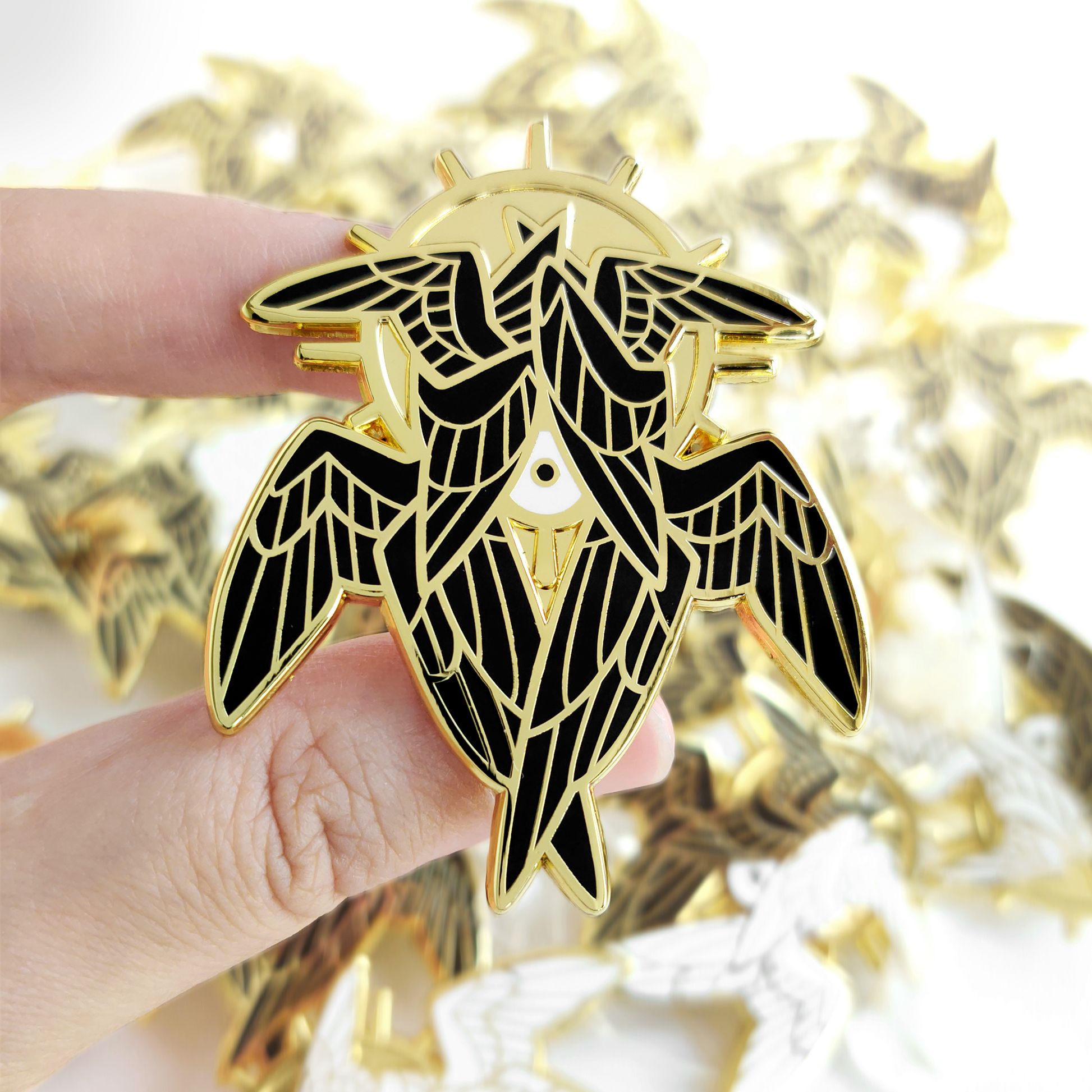 SCP Foundation logo Hard Enamel Mini Gold Pin