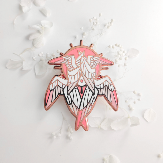 Seraphim - Enamel Pin - Rose Pink