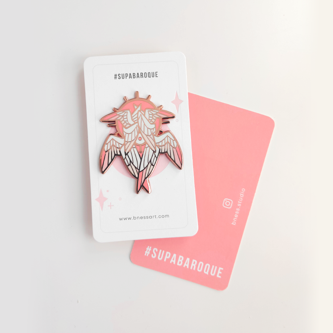 Seraphim - Enamel Pin - Rose Pink