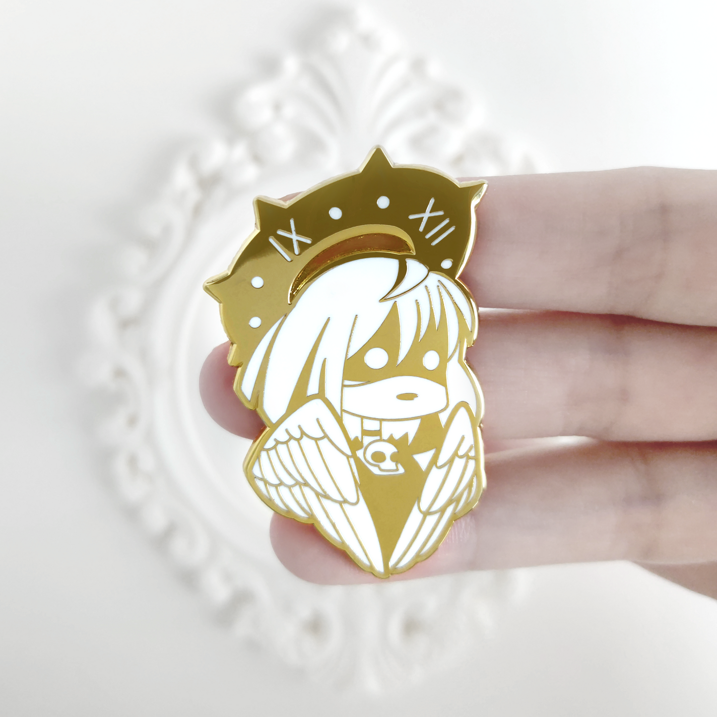 Mori Enamel Pin - Gold Plated